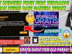 Kode Redeem FF 26 September 2021 Server Indonesia