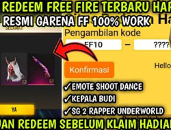 Kode Redeem FF Hari Ini 19 September 2021 Server Indonesia