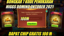 Kode Redeem Higgs Domino 13 Oktober 2021