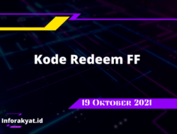 Kode Redeem FF 19 Oktober 2021 Resmi Dari Garena
