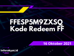 FFESP5M9ZXSQ Kode Redeem FF 16 Oktober 2021 Hari Ini