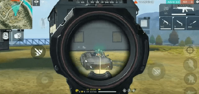 Auto Headshot (Membuka Scope)