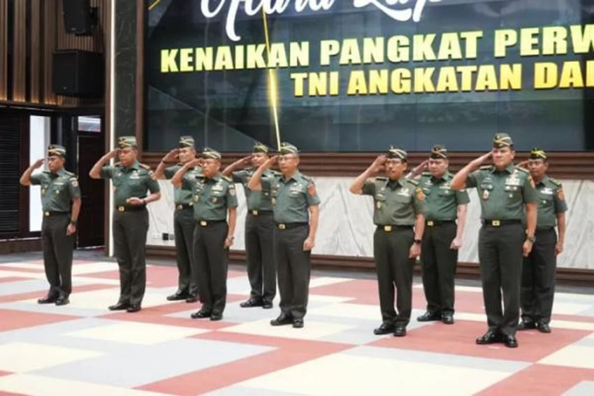 Kejutan! 19 Kolonel TNI Naik Pangkat